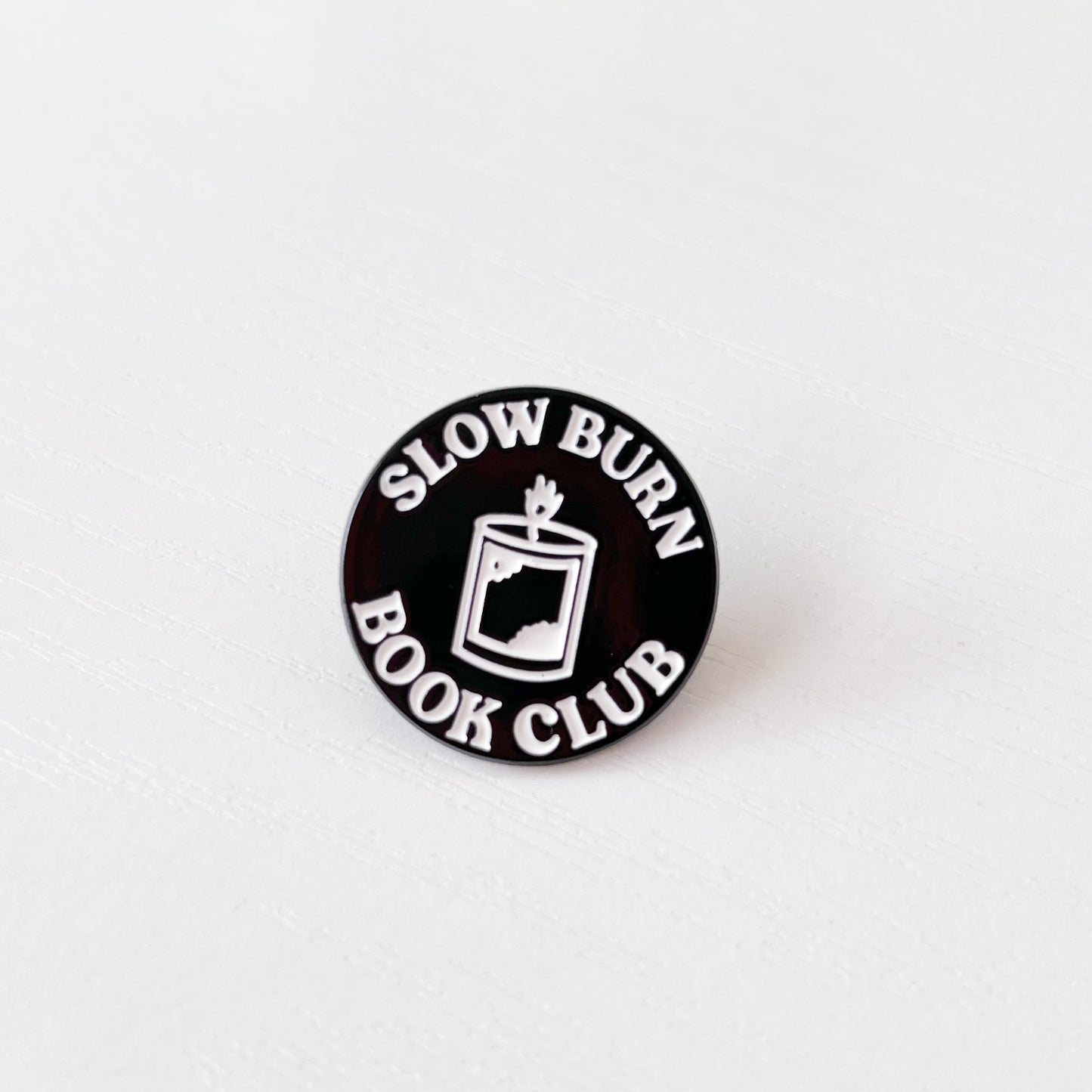 Slow Burn Book Club Enamel Pin