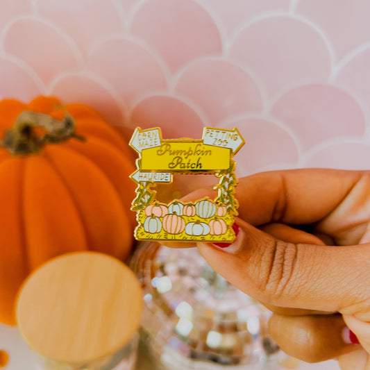 Pumpkin Patch Premium Enamel Pin