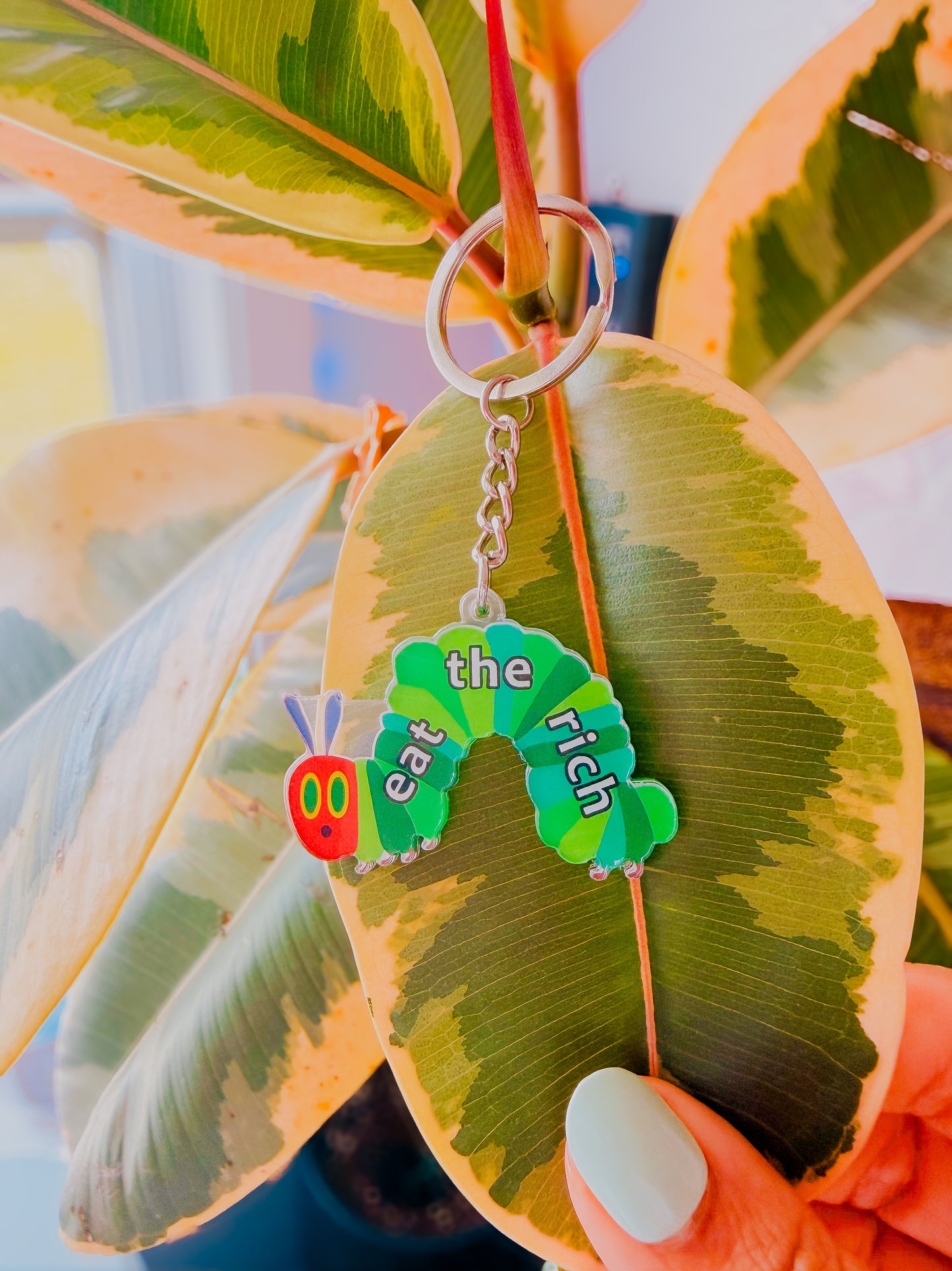 Eat The Rich • Acrylic Keychain