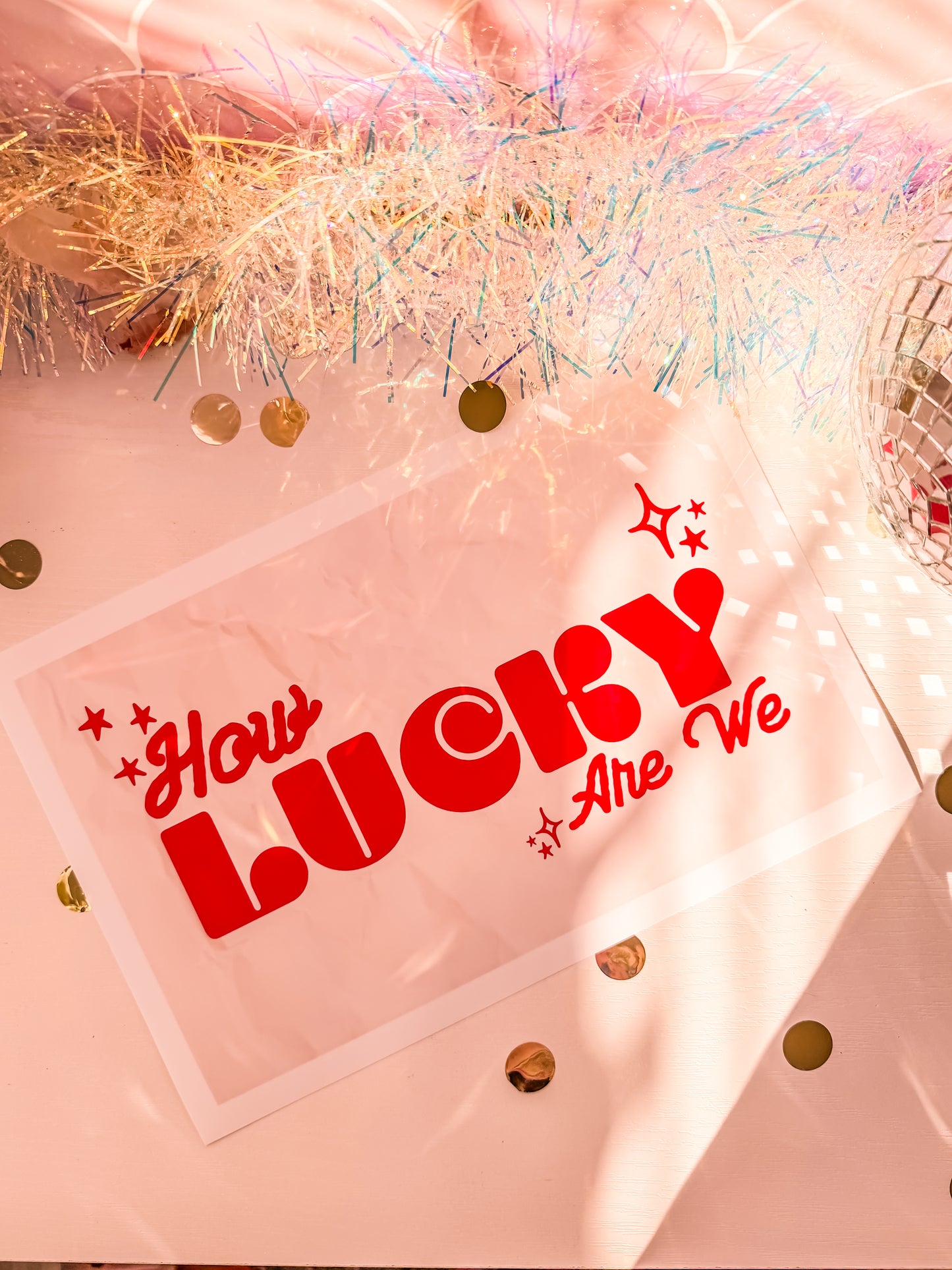 How Lucky Are We - 8" x 12" Giclee Art Print