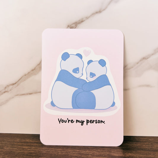 You're My Person 4x6 Valentine's Day Art Print