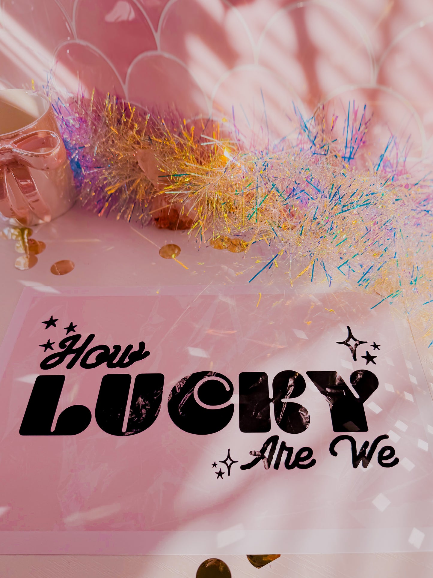 How Lucky Are We - 8" x 12" Giclee Art Print