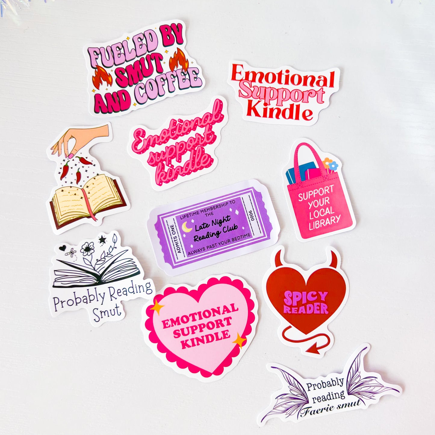 Bookish Sticker Packs (Choose Your Favorite!)