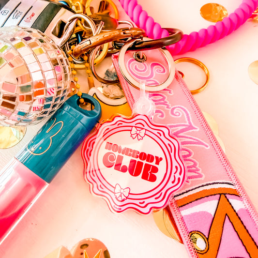 Homebody Club • 2” Acrylic Keychain