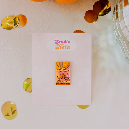 The Pumpkin Spice Enamel Pin