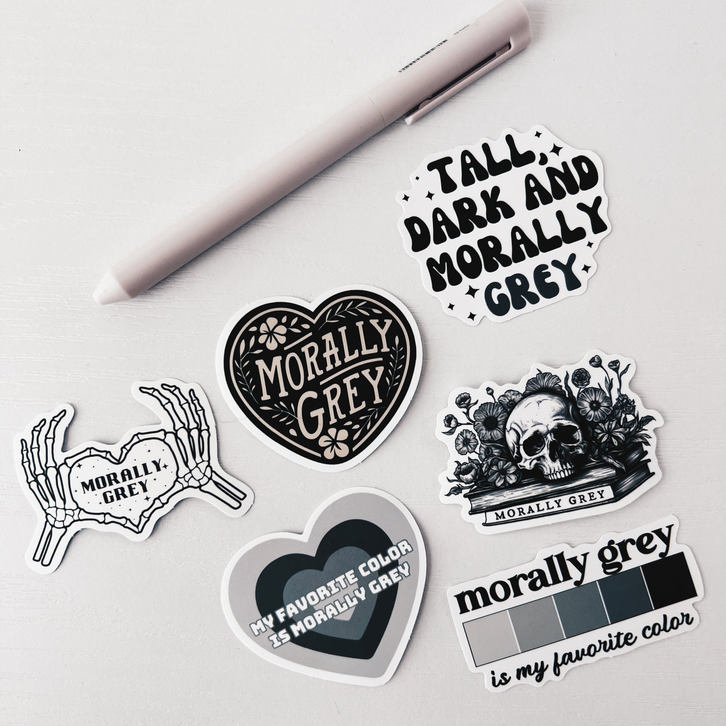 Morally Grey Sticker Pack