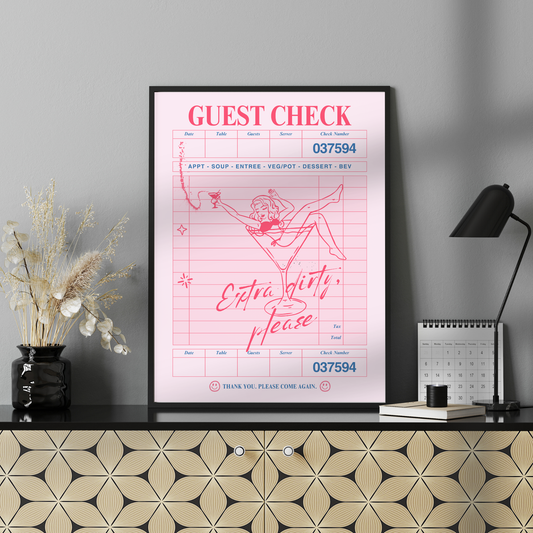 Extra Dirty - 12"X18" Poster