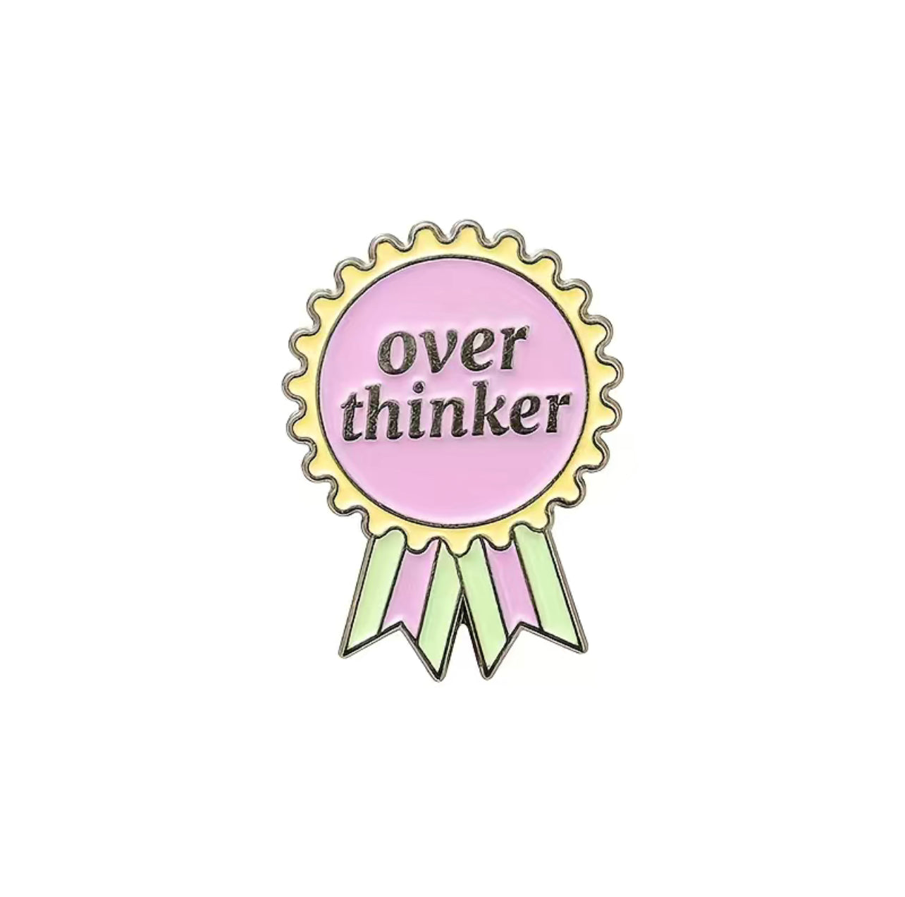 Overthinker Enamel Pin