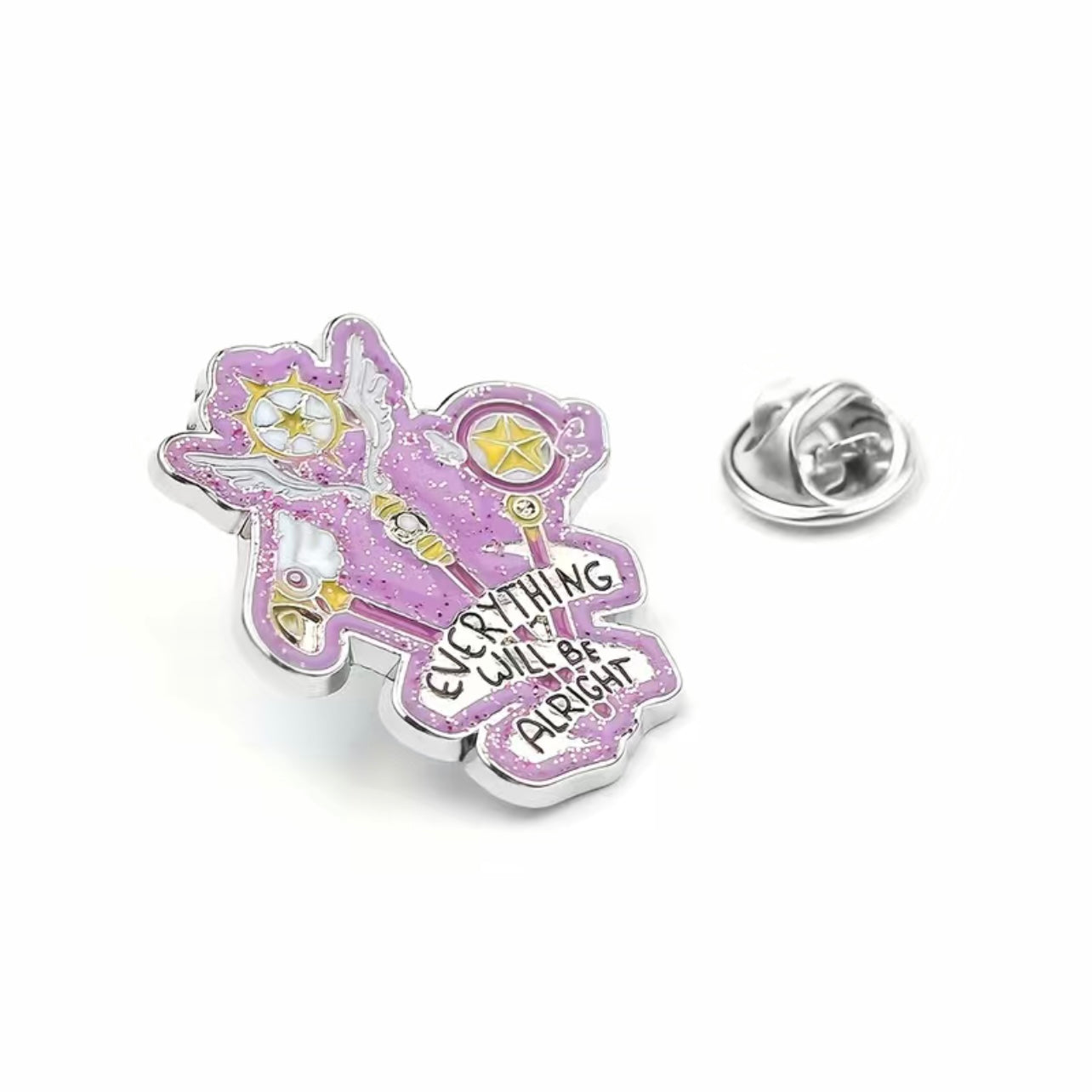 Everything Will Be Alright Enamel Pin