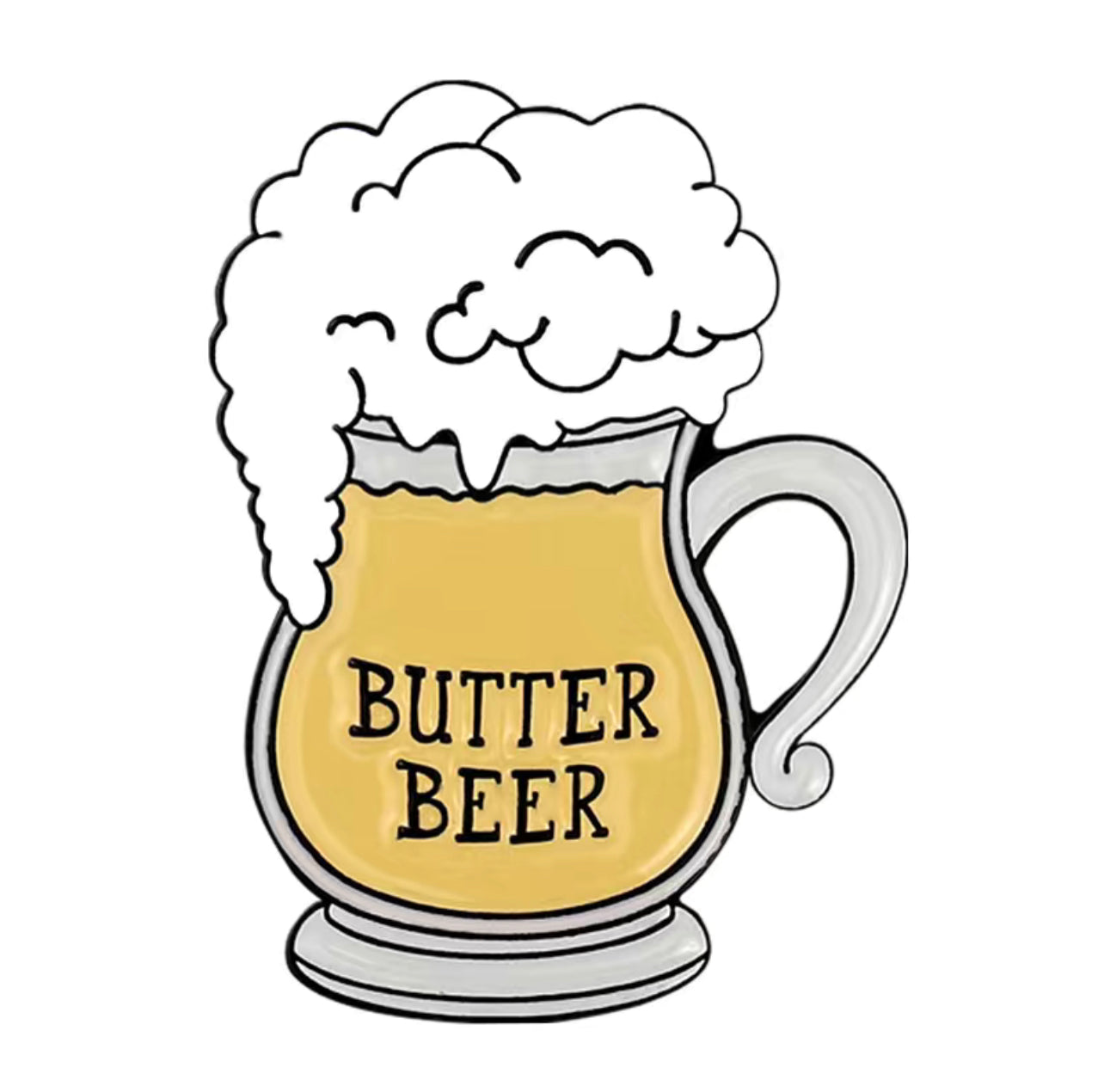 Butter Beer Enamel Pin