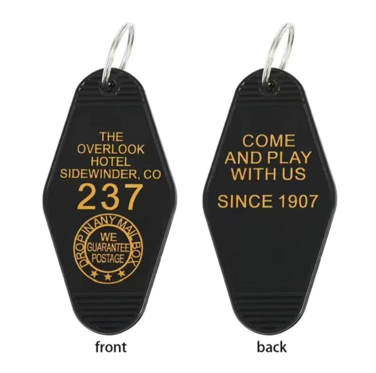 Retro Motel Style The Shining Overlook Hotel Keychain