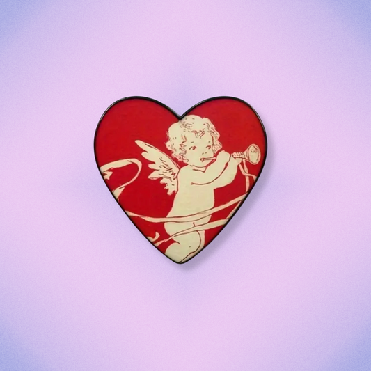 Classical Cupid Enamel Pin