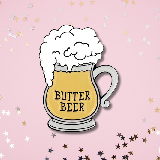 Butter Beer Enamel Pin