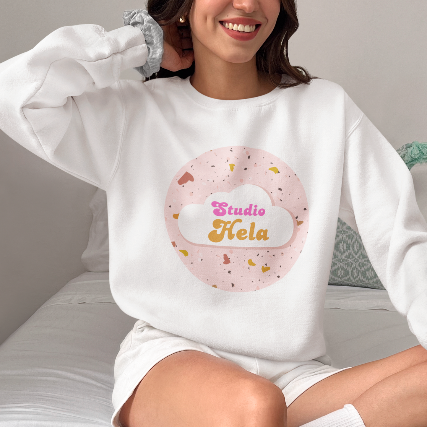 Custom Small Business Logo Sweatshirt (Front Only Design)