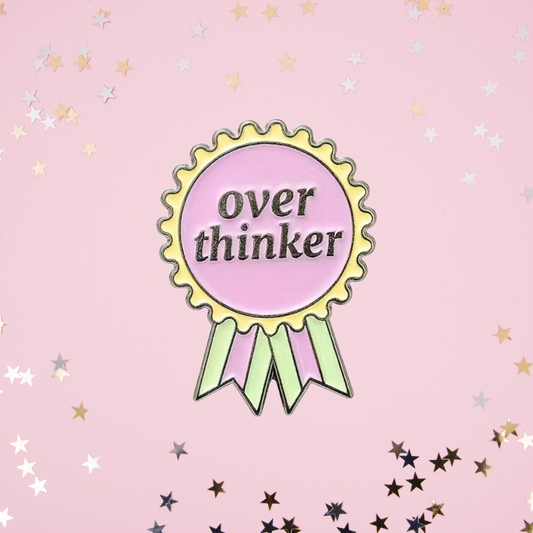 Overthinker Enamel Pin